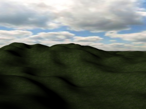 xnaterrain-2009-05-11-13-56-14-29 Heightmap and skydome.