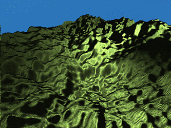 With specular lighting Added specular lighting. The tiny 'hairs' are the vertex normals.